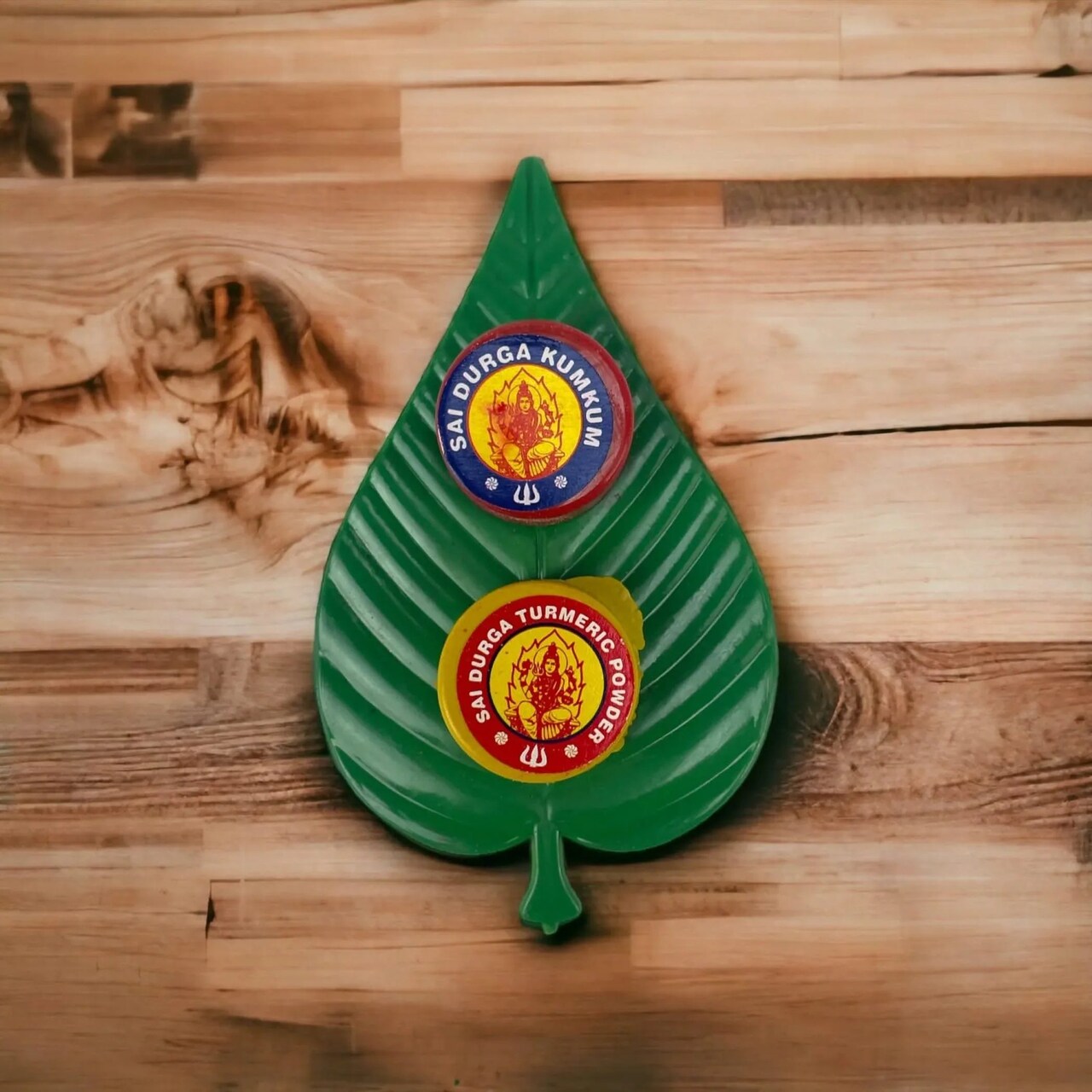 Haldi Kumkum Packet Leaf Set Turmeric Combo Sindoor Dabbi Pooja Item for Indian Wedding, Thamboolam, Housewarming, Havan Temple Decor Festive Essentials Gift